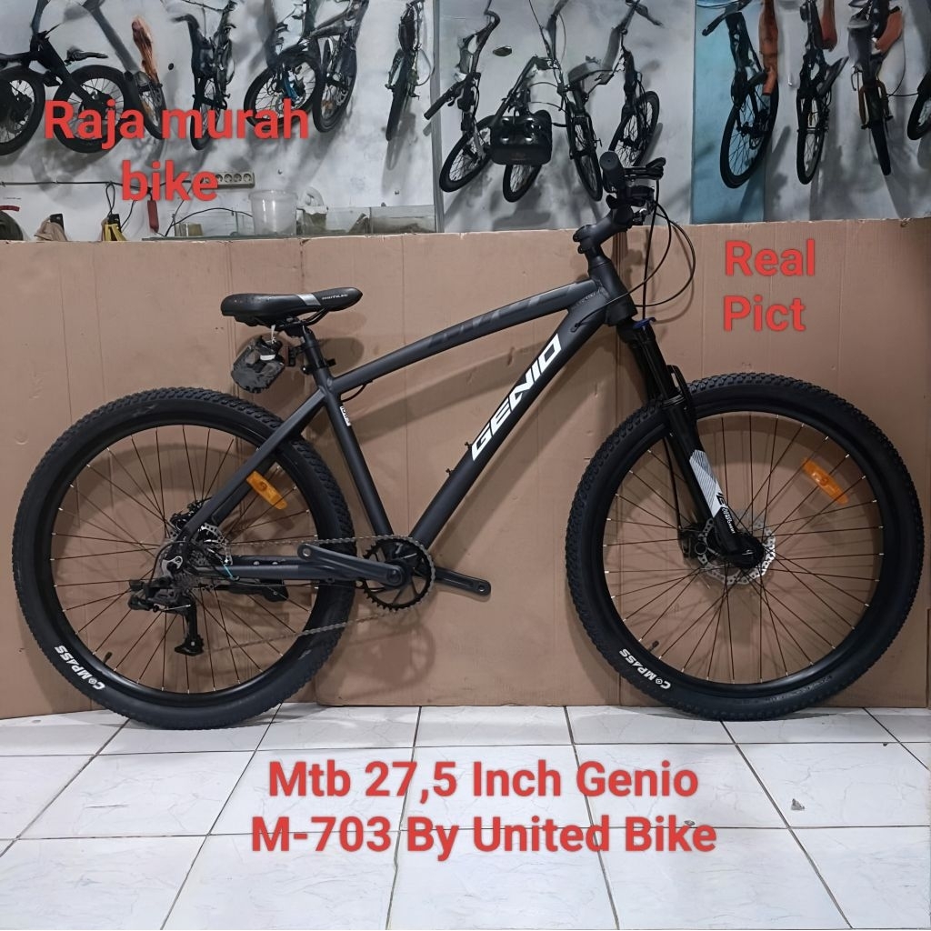 Sepeda gunung mtb 27,5 inch genio m703 frame alloy sepeda gunung 27,5 genio m-703