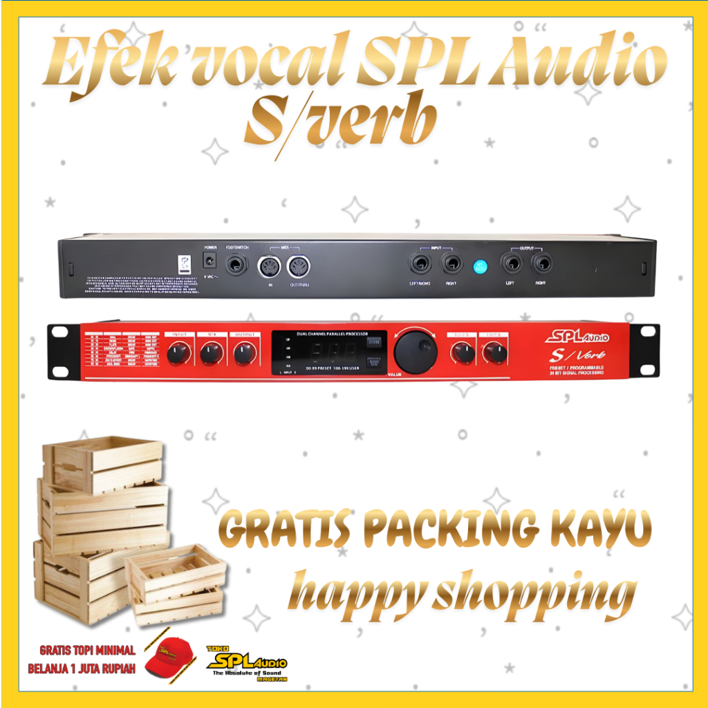EFEK SPL ORIGINAL SPL Audio Microphone Effect S-Verb