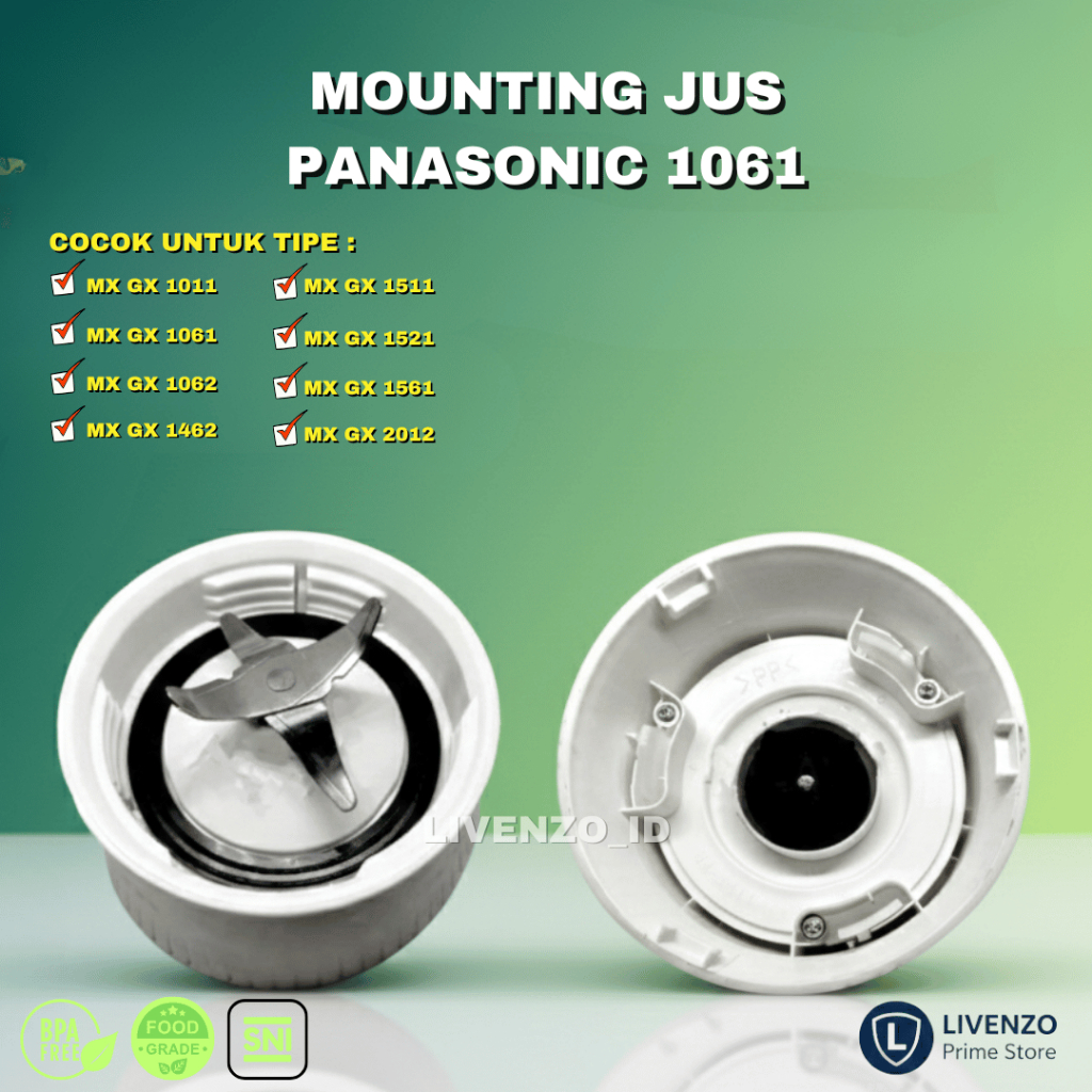 MOUNTING BLENDER PANASONIC 1061 ORIGINAL – TAJAM, KUAT & TAHAN KARAT COCOK BERBAGAI TIPE | Mata Pisa