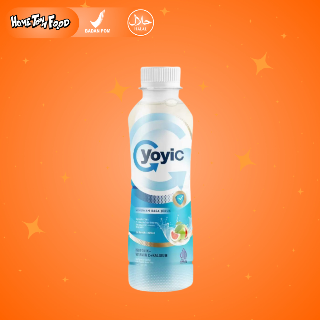 Yoyic Plus Isotonic Rasa Jeruk Bali 200ml x 6pcs / Minuman Bali