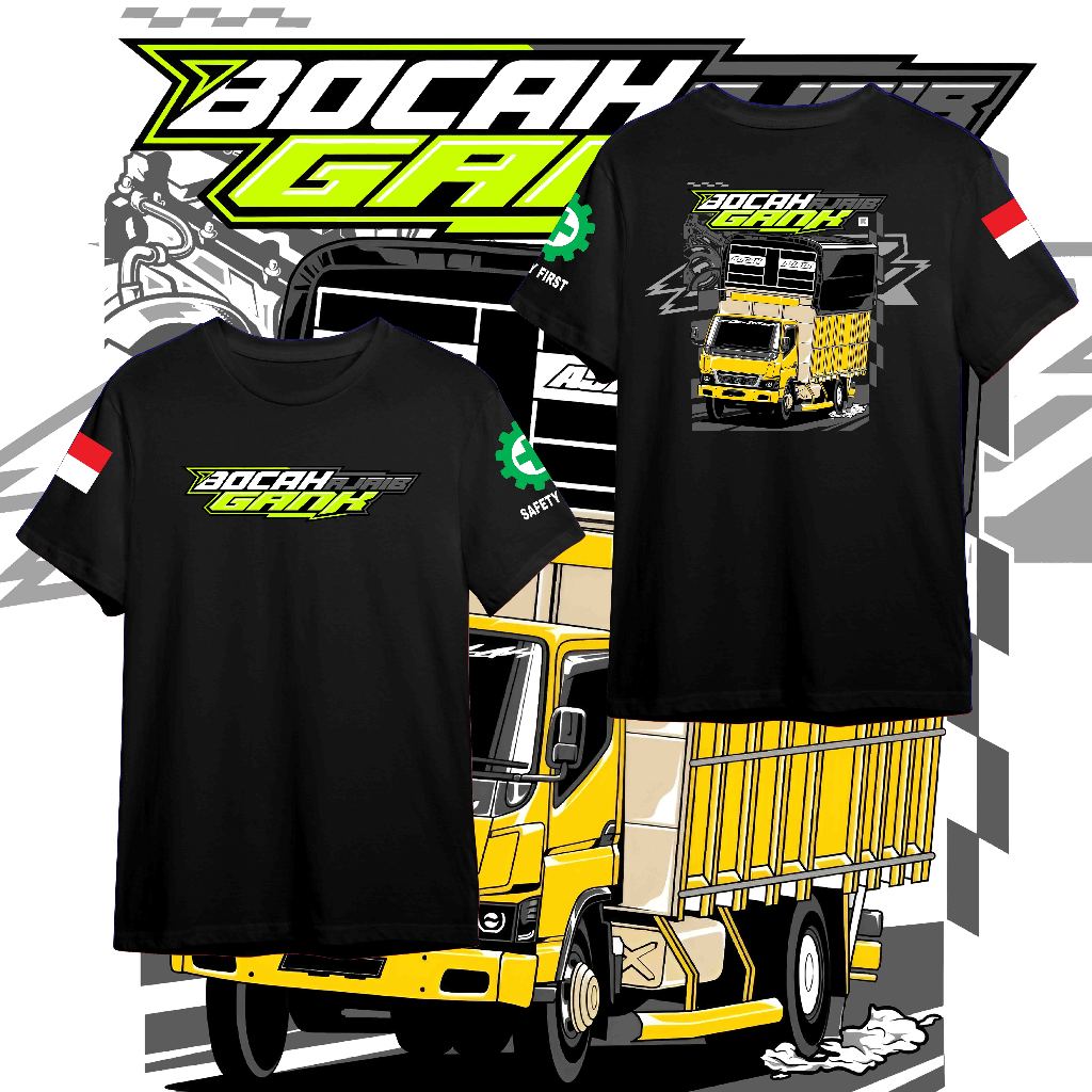 Kaos Bocah Gank / Kaos Truk Canter Distro Pria Premium