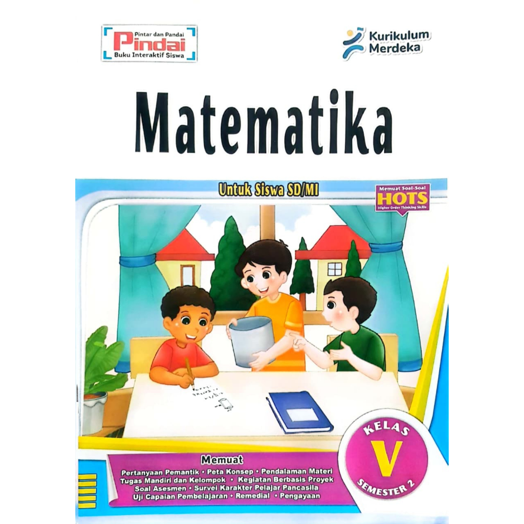 Buku LKS Matematika kurikulum Merdeka Kelas 5 SD/MI Semester 2