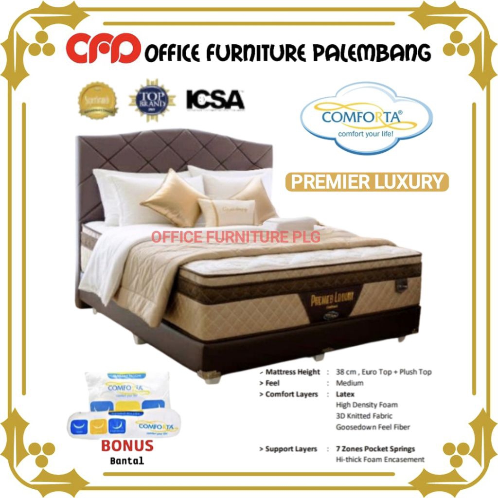springbed comforta PREMIER LUXURY matras kasur spring bed pocket spring