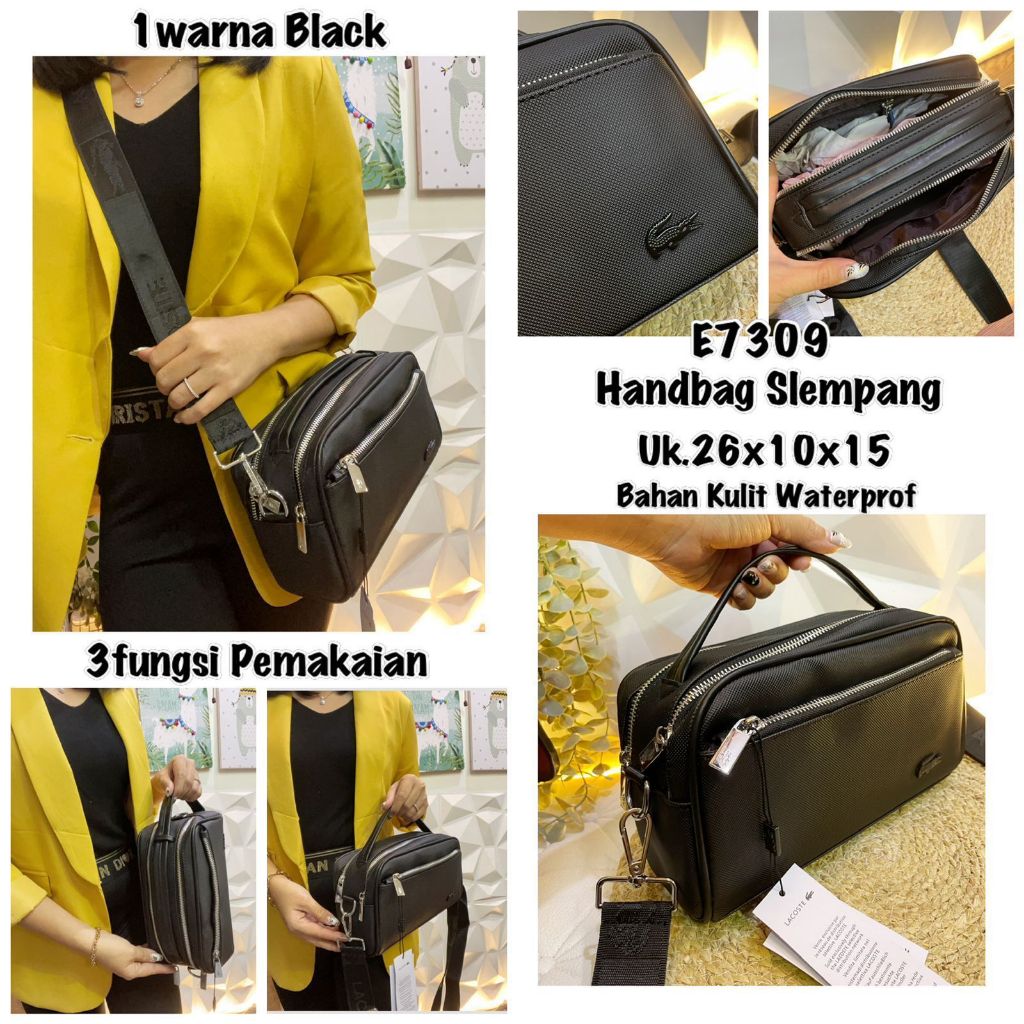 Slempang Handbag Wanita/Pria E7309 Waterproff