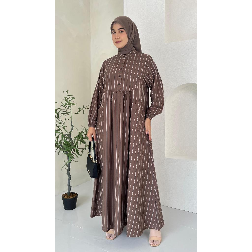 WARNA FASHION/ GAMIS / KATUN VISCOSE / BAJU WANITA MUSLIM/GROSIR TANAH ABANG