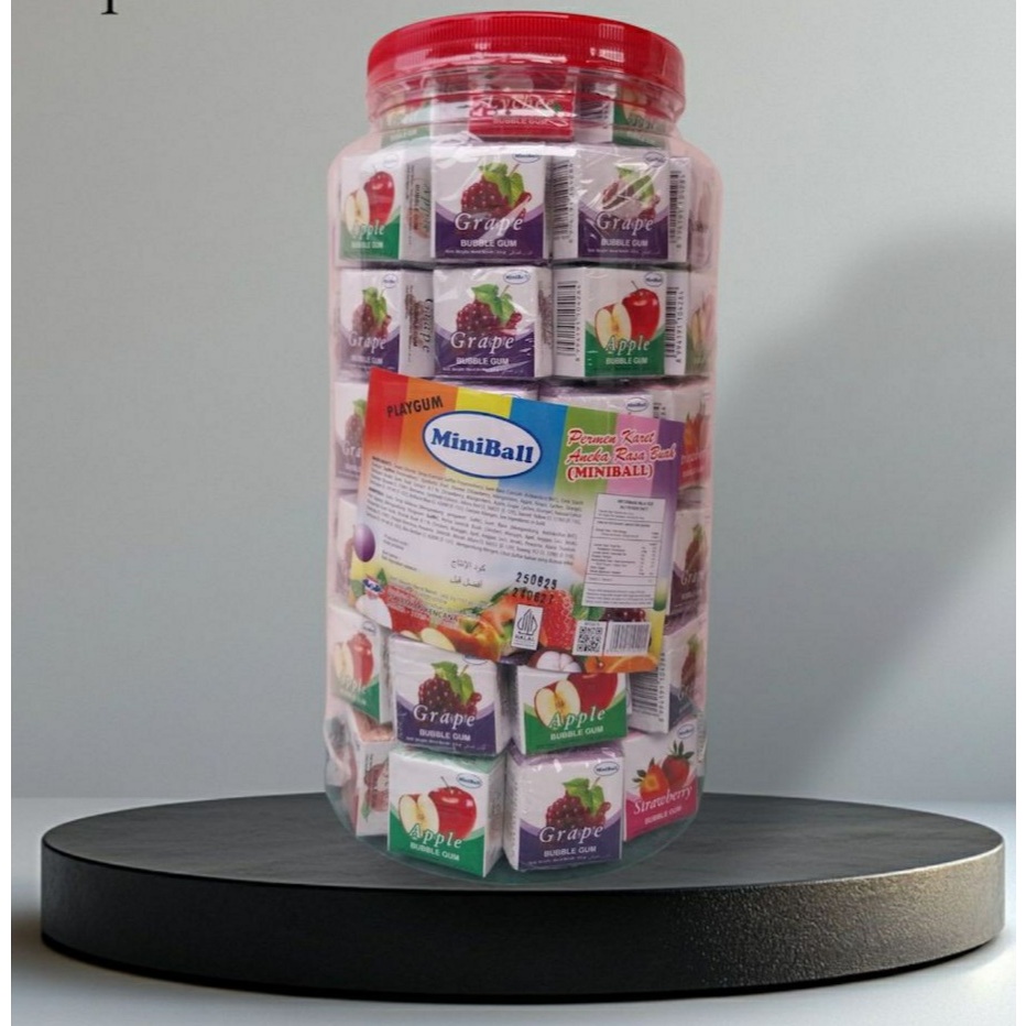PERMEN KARET MINI BALL TOPLES 157 PCS