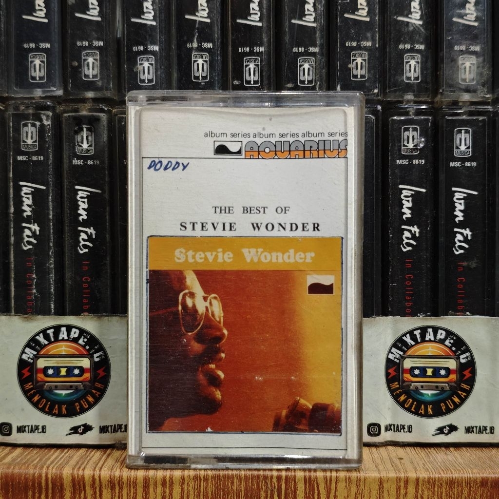 Kaset - Stevie Wonder - The Very Best Of Stevie Wonder - Kaset Pita - Radio Tape - Radio - Pemutar K