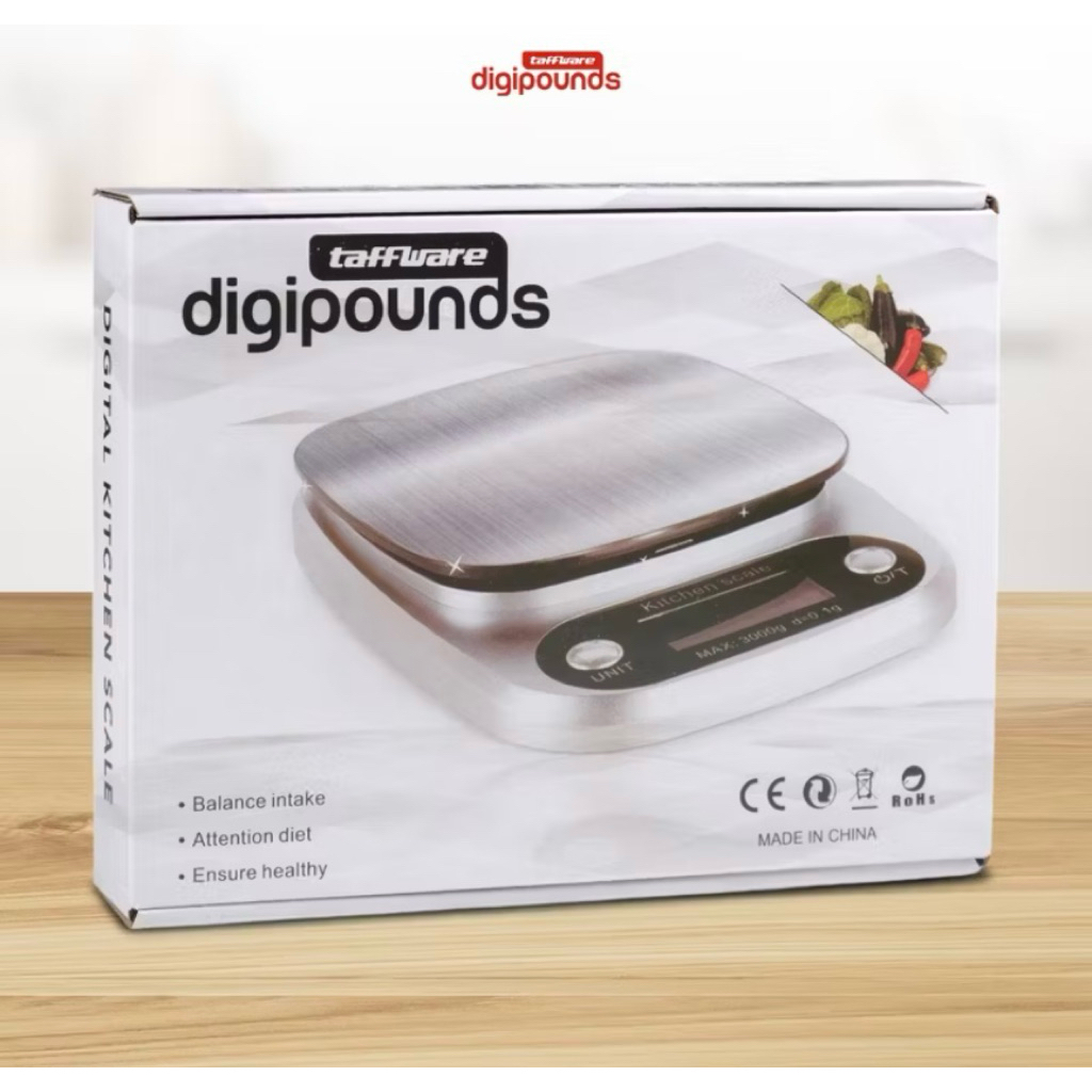 Timbangan Digital Digipounds Taffware / Timbangan Digital Digipounds Taffware Petak