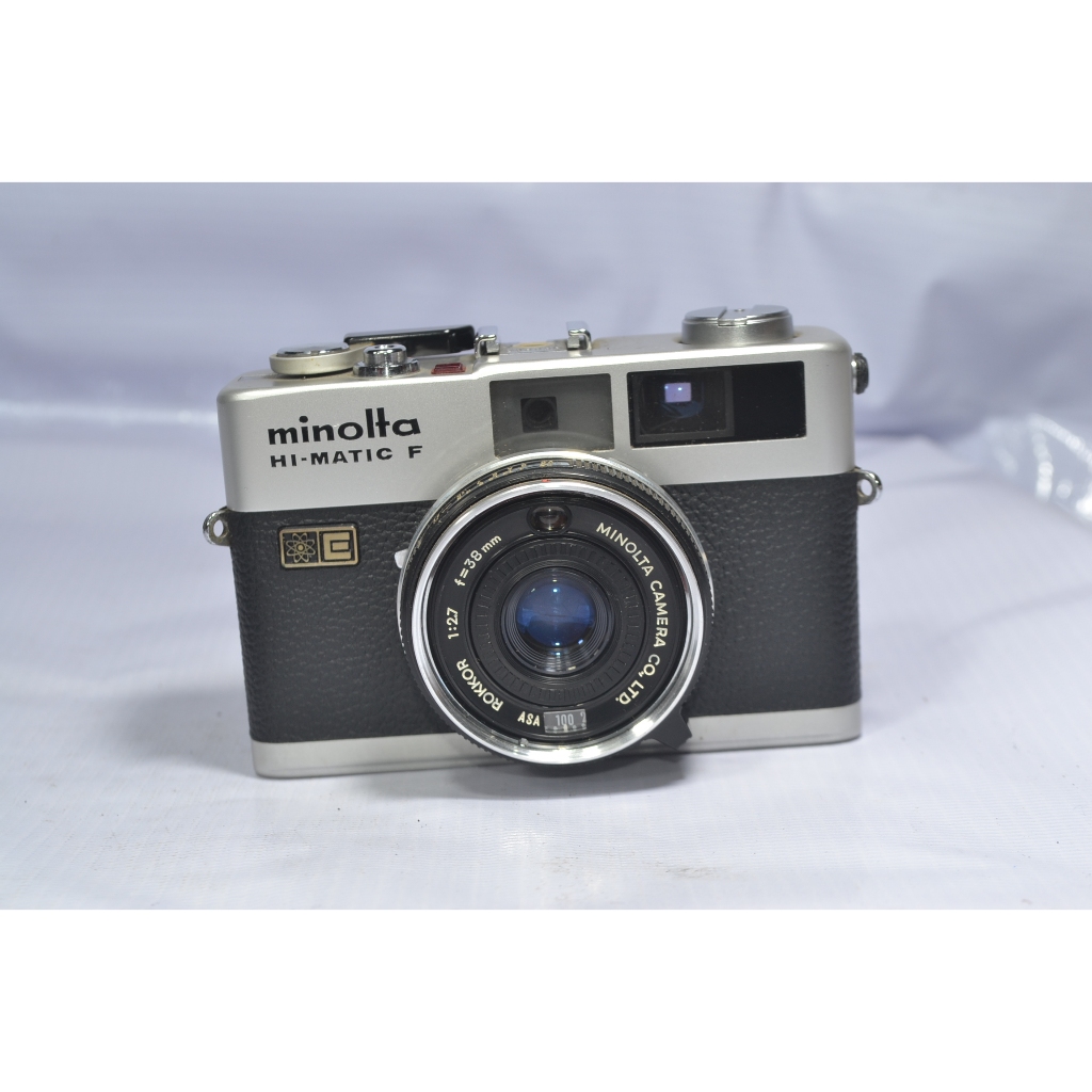 Kamera analog rangefinder Minolta Hi-Matic F lensa Minolta Rokkor 38mm F2.7