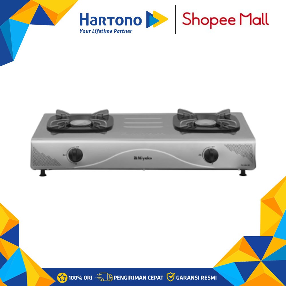 MIYAKO GAS STOVE KOMPOR GAS 2 TUNGKU - KG-202SE / KG-202 SE