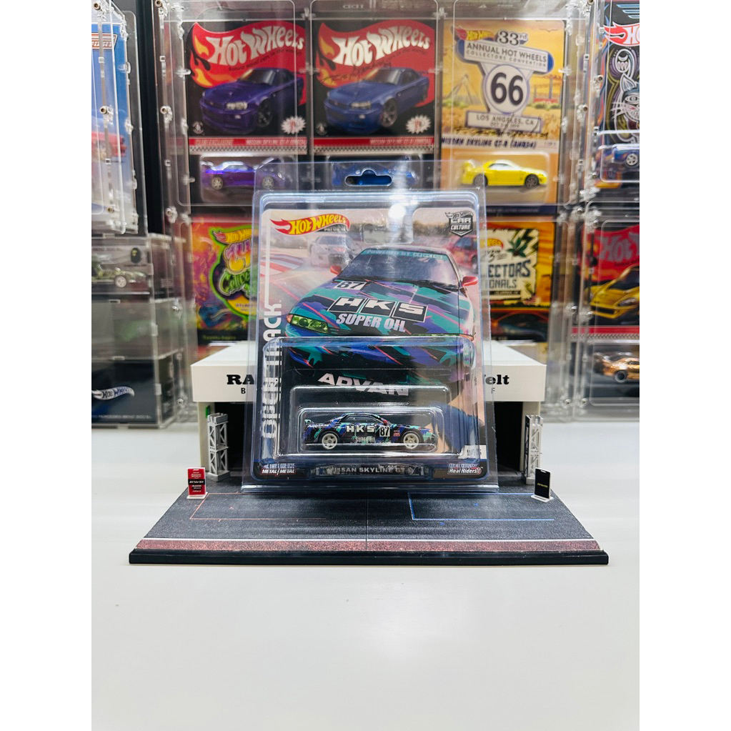 Hotwheels Open Track Nissan Skyline GTR R32 HKS Advan Japan Sticker