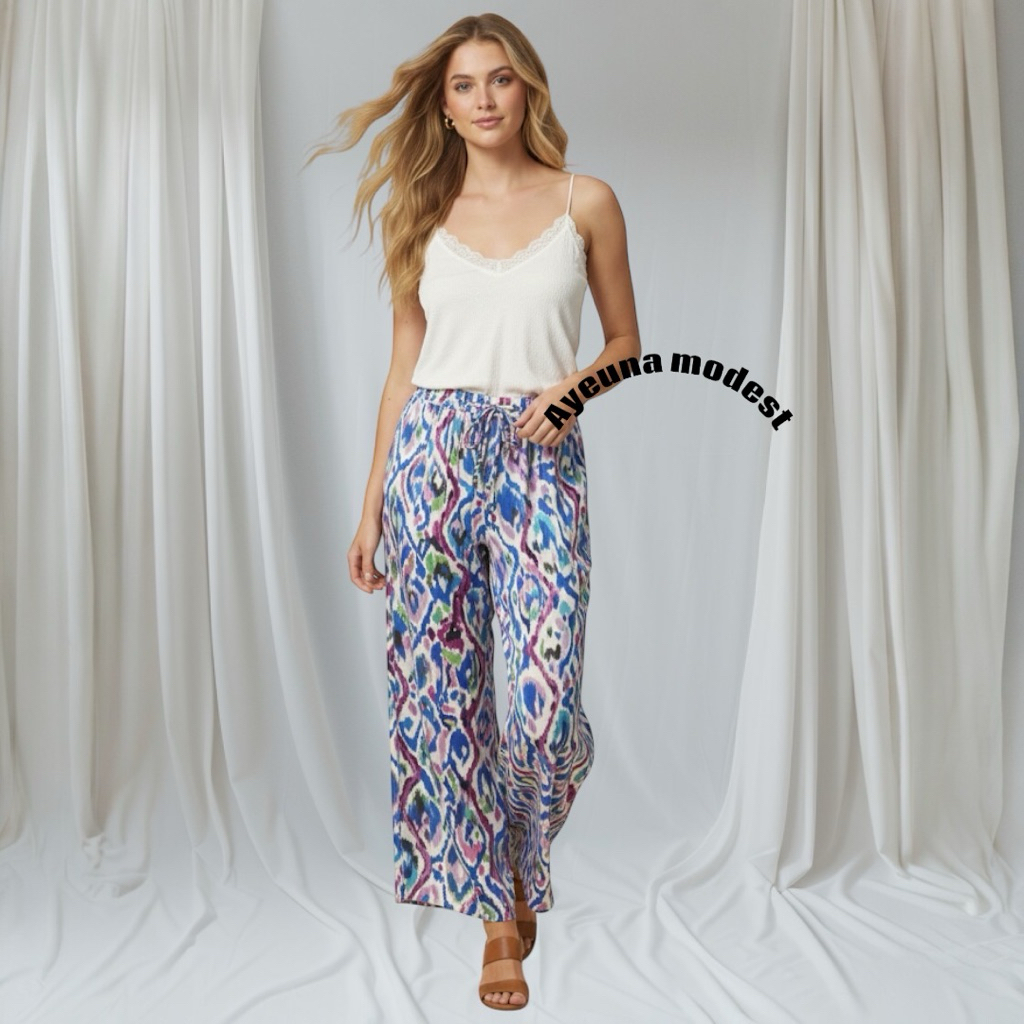 Zara Woman Kulot Pants Cotton Viscose Original New - Size S,M