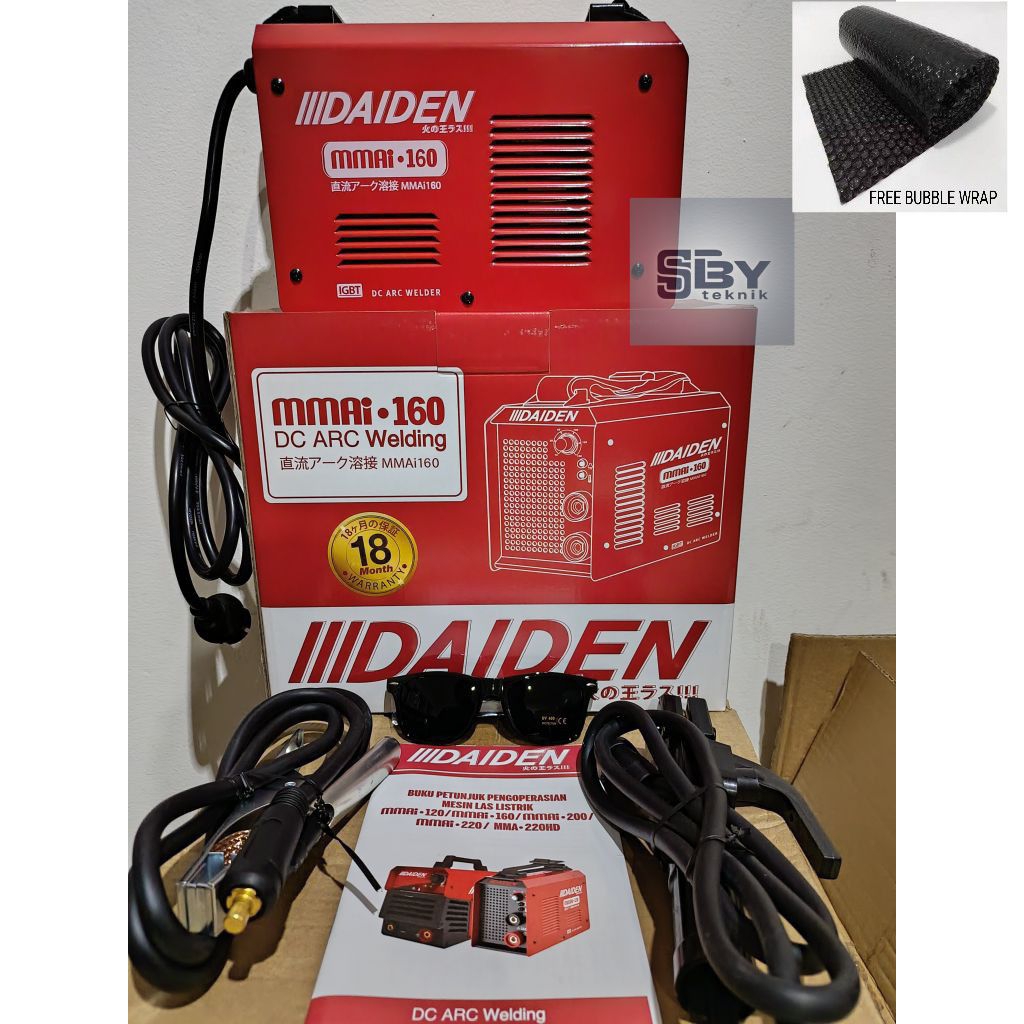 TRAVO LAS DAIDEN MMAI 160/MESIN LAS DAIDEN MMAI 160/LAS INVERTER 160A