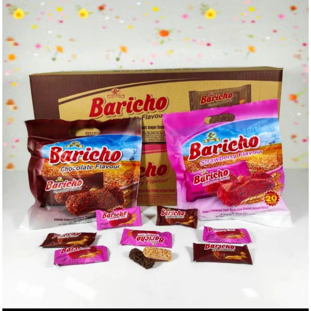 baricho Oat Chocolate & Stoberi Flavour isi 20 pcs