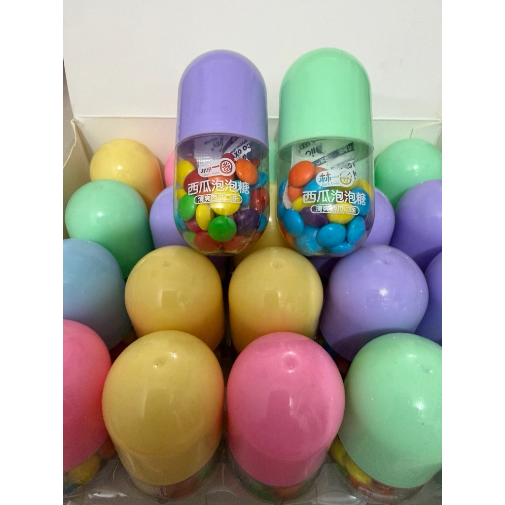 Permen coklat warna warni, Permen Botol Mainan Anak