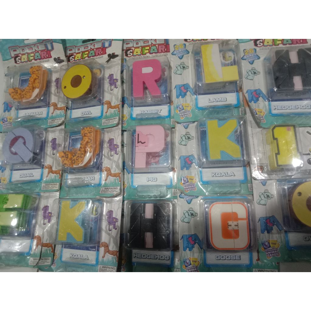 figure emco pocket safari dapet mix 3 pcs