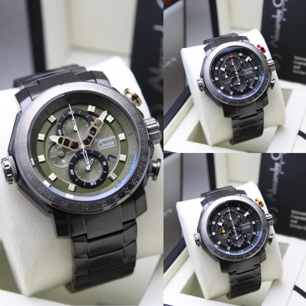NEW | Jam Tangan Pria Alexandre Christie 6565 AC6565 6565MC (ORIGINAL)