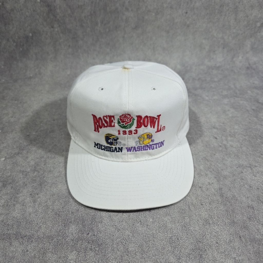 TOPI VINTAGE ROSE BOWL 1993 MICHIGAN WASHINGTON SNAPBACK BY OTTO CAP