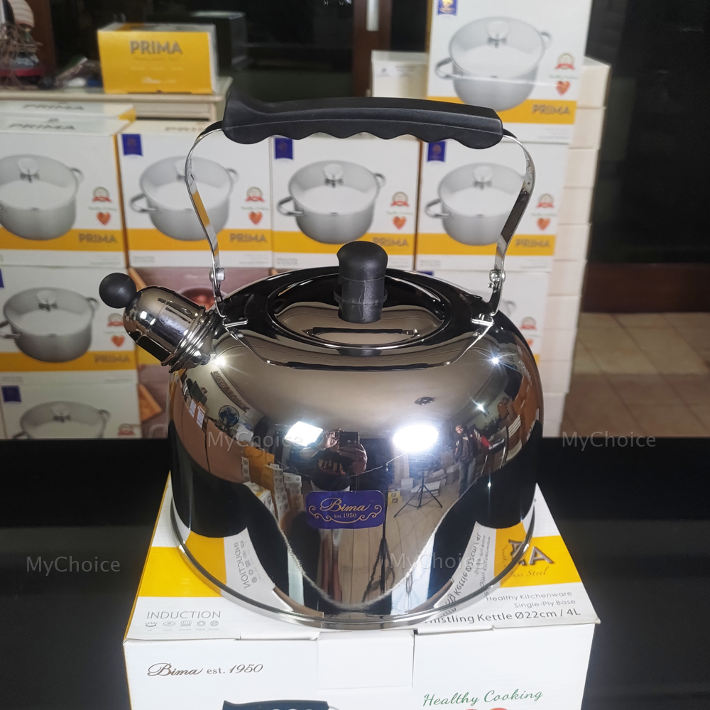Bima Teko Siul Stainless 4 Liter Teko Air Panas Bunyi