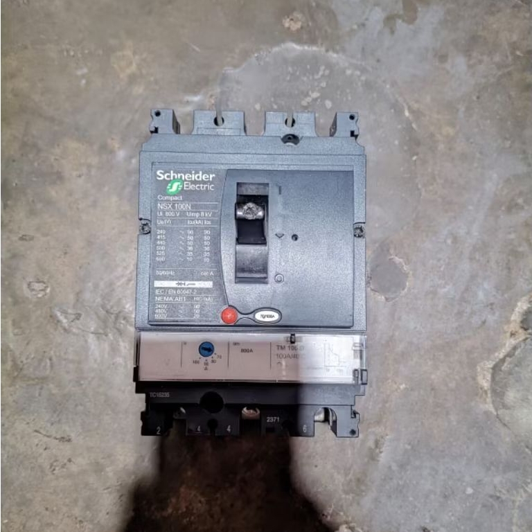 (SECOND) | MCCB 100Ampere | NSX100F SCHNEIDER | SCHNEIDER ELECTRIC | MCCB LISTRIK |