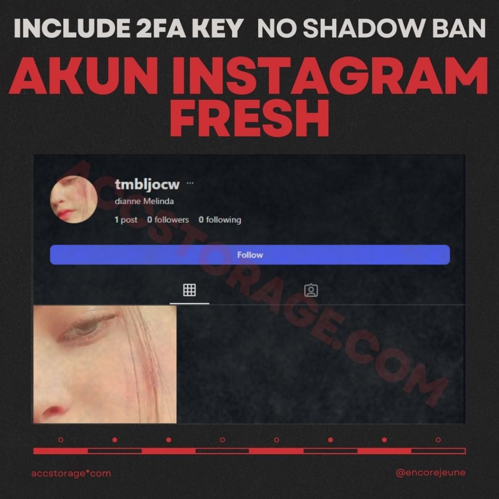 Akun Instagram (IG) Fresh (Kosongan , Polosan) 2FA No Shadow Ban ( High Quality )