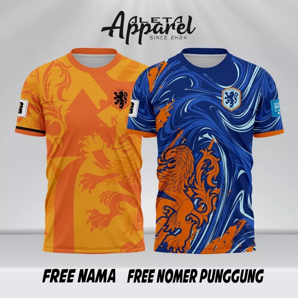 Jersey Belanda Fantasy Kit Spesial 2025 2026 Full Printing Full Patch