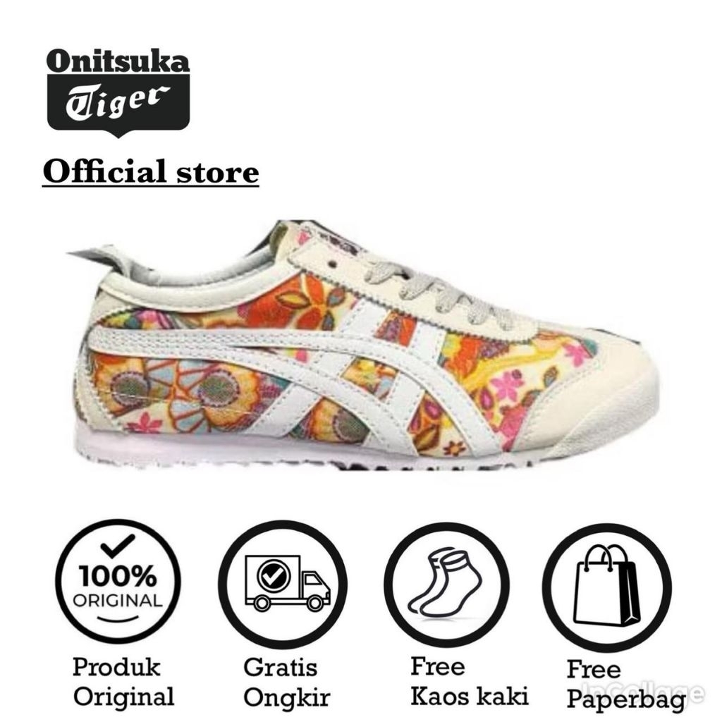 speatu wanita onitsuka tiger ORIGINAL liberty//free paperbag & kaos kaki