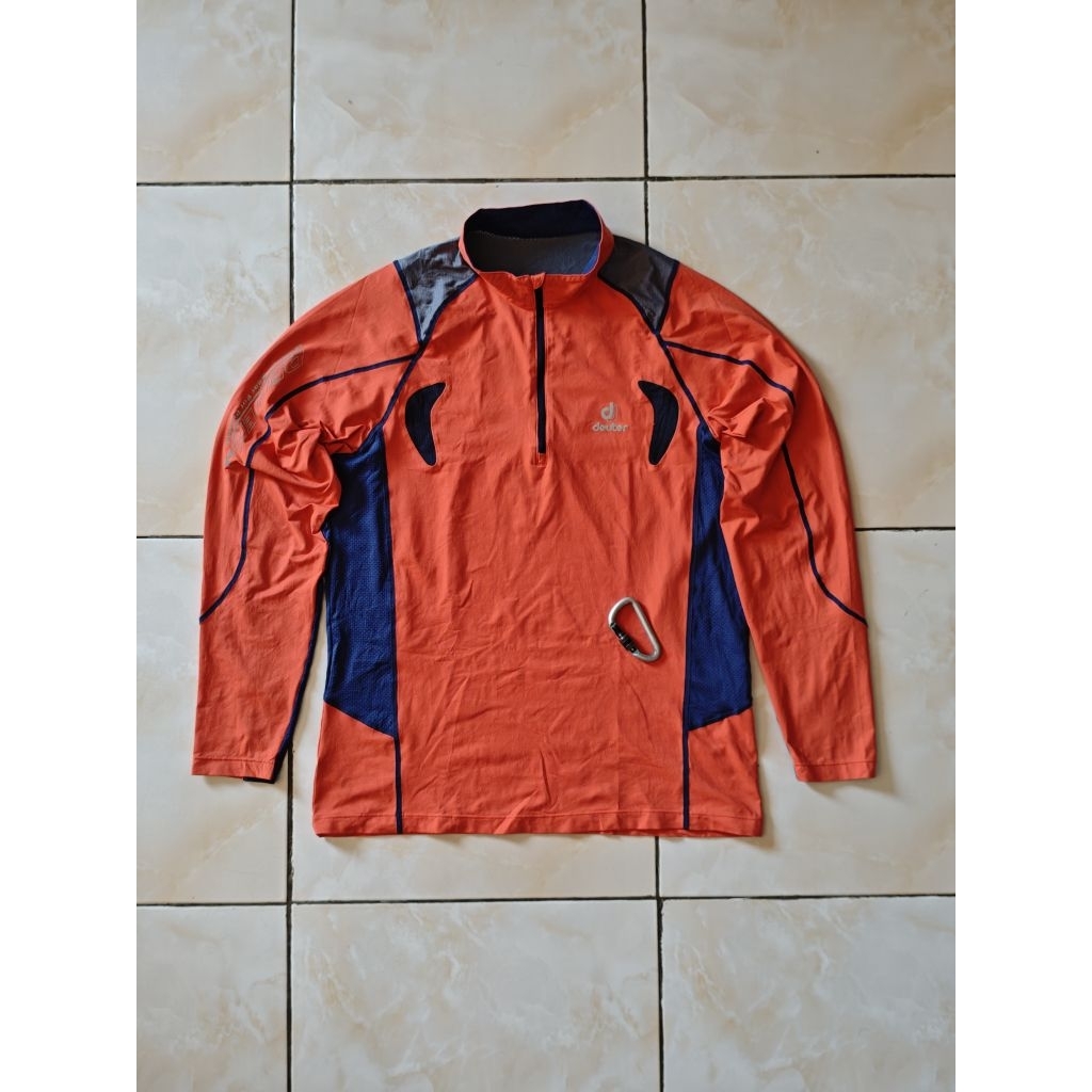 Half Zip Lengan Panjang Deuter Outdoor Second