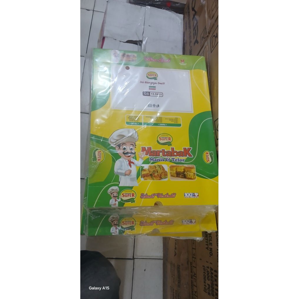 DUS MARTABAK  13,5x21/TEMPAT PACKING MARTABAK