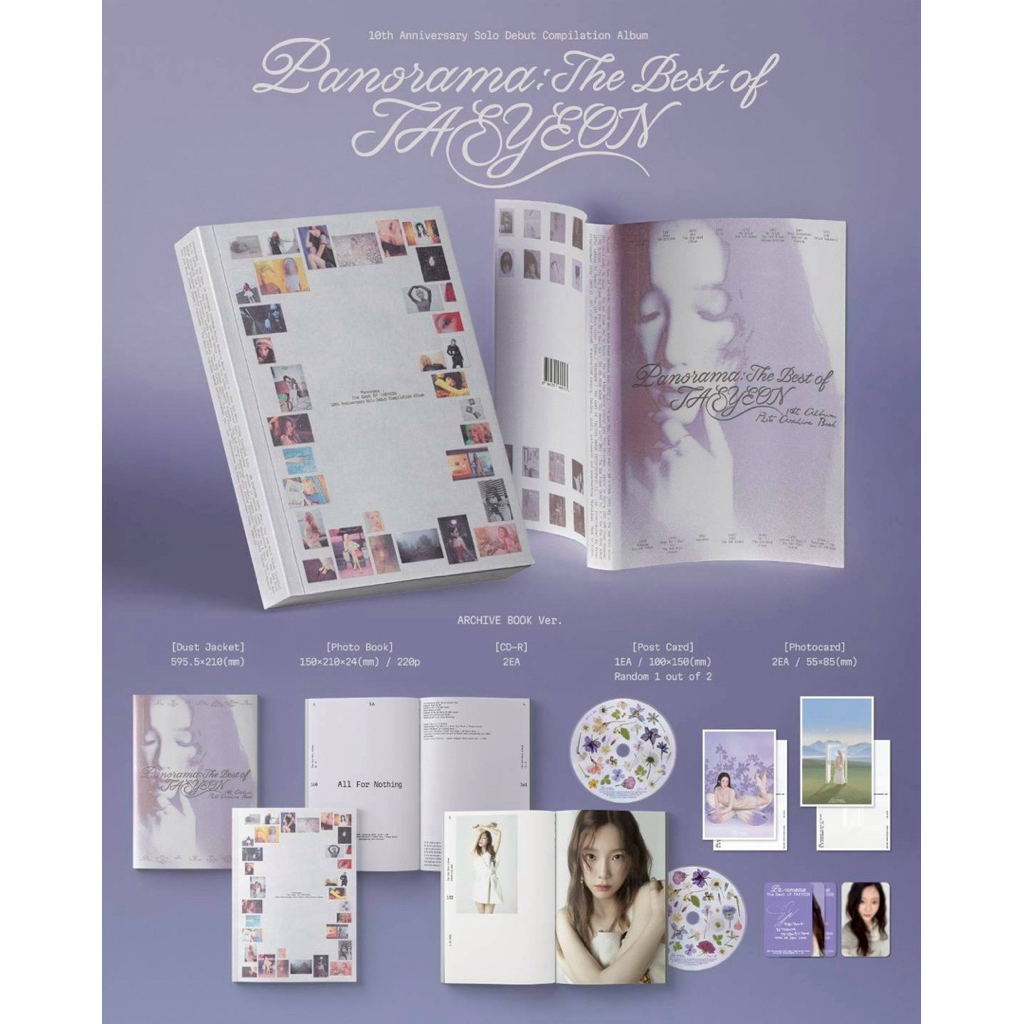 PO COMPILATION ALBUM Taeyeon - "Panorama: The Best of TAEYEON"