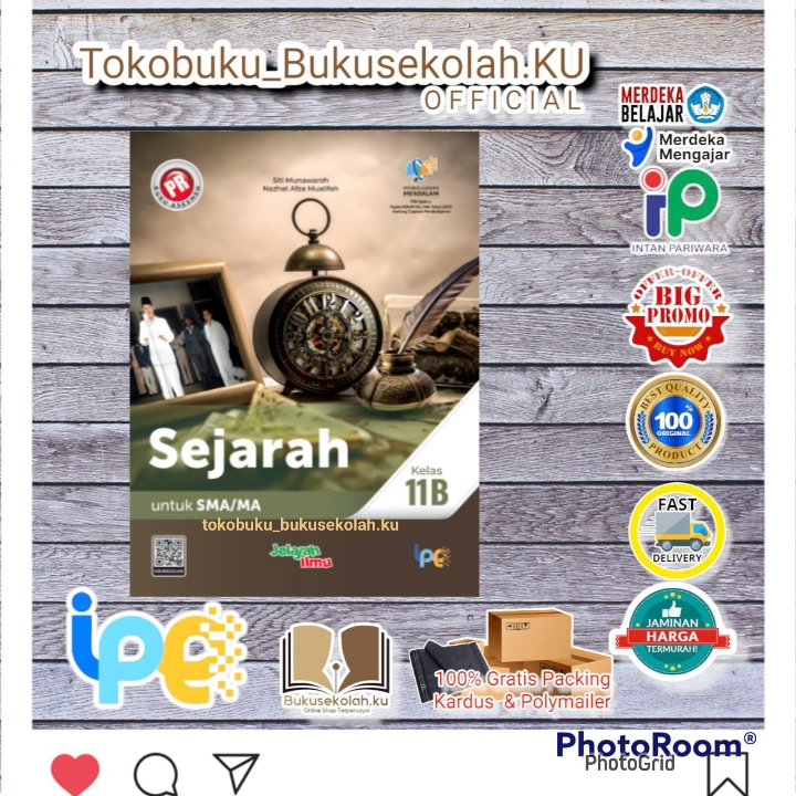 diskon BUKU ASESMEN PR/LKS SEJARAH KELAS 11 SEMESTER 1, 2 KUR MERDEKA Terbaru 2025 INTAN PARIWARA