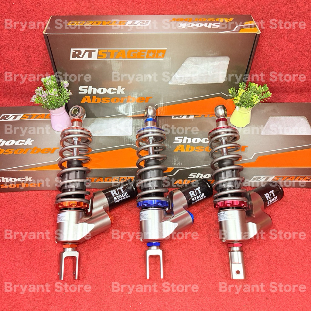 RT STAGE SHOCK BREAKER X2 ORIGINAL ABSORBER TABUNG BAWAH 310MM 330MM BEAT SCOOPY VARIO 110 125 150 1