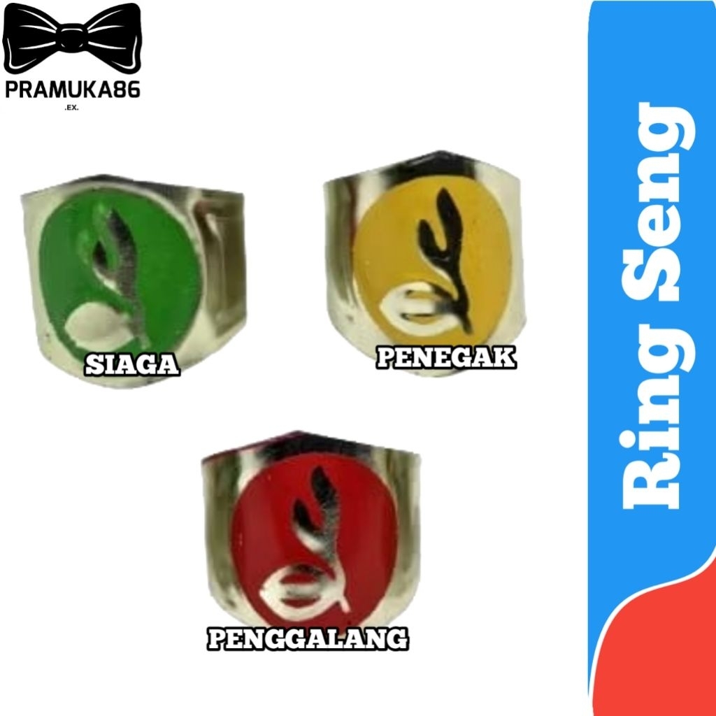 Kolong Kacu seng / Ring Hasduk Seng / Ring Kolong Kacu Hasduk Pramuka Bahan Seng