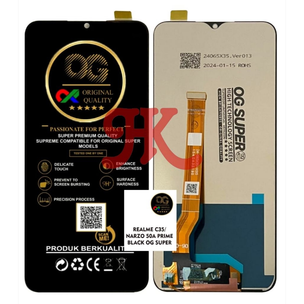LCD REALME C35 LCD TOUCHSCREEN LCD C35/NARZO 50A PRIME LCD FULLSET ORIGINAL