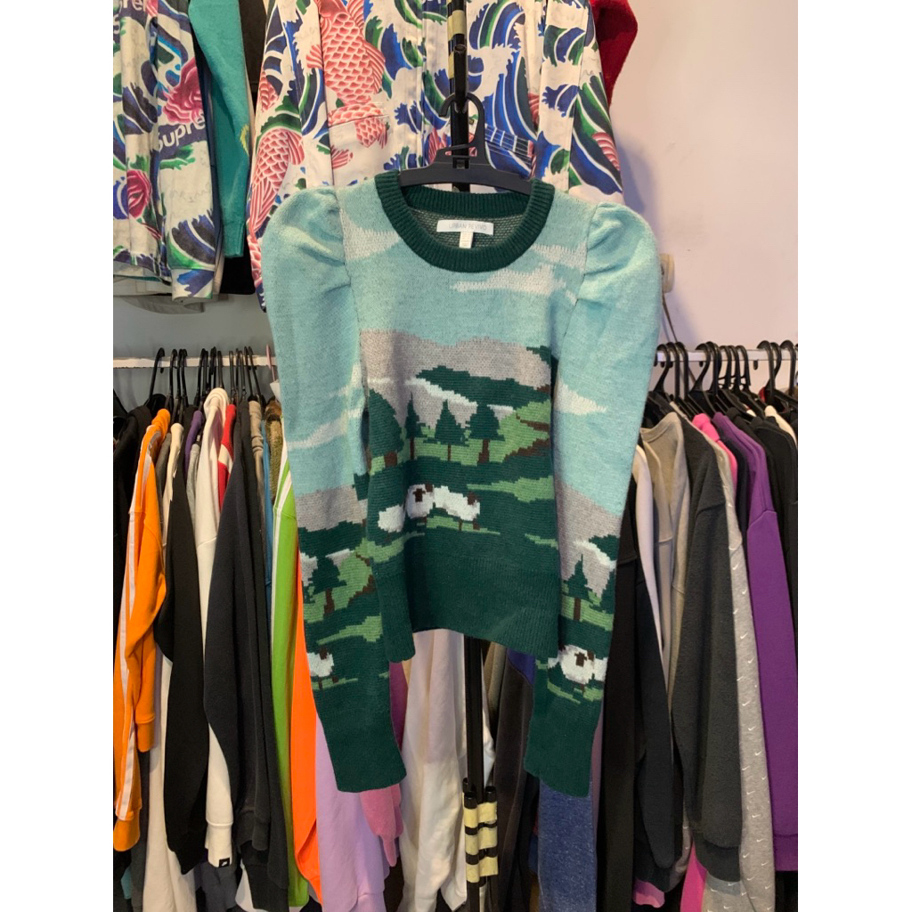 rajut landscape urban revivo//knitwear motif//rajut karakter