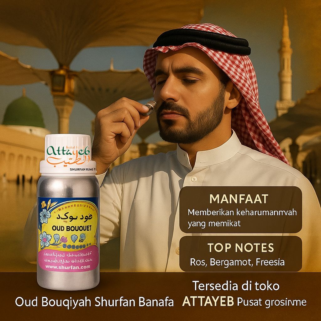 Oud Bukiyah Bibit Parfum Shurfan Banafa Oud Buqiyah Original 100ml Bersegel