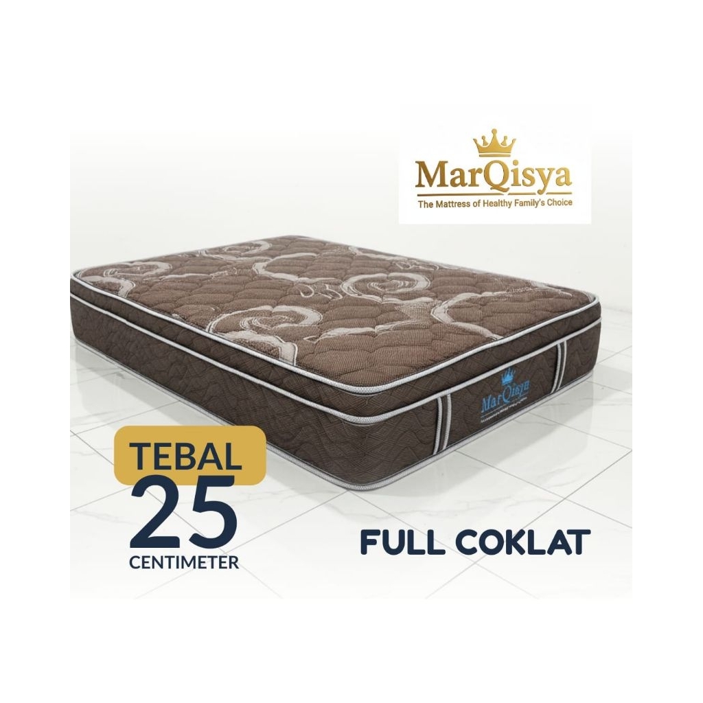 MARQISYA Tebal 25CM kasur busa anti kempes bergaransi 20Tahun