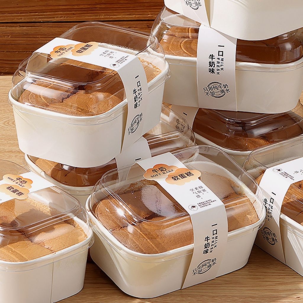 10pcs cup chiffon+ tutup loyang chiffon kertas paper cup chiffon sponge cake