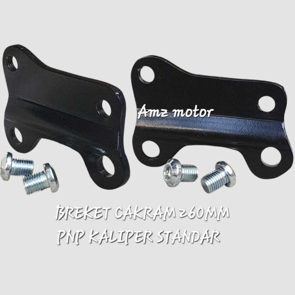 BREKET PIRINGAN REM 260MM KALIPER STANDAR/BRAKET CAKRAM DEPAN 260 MM MOTOR MX KING/R15/VIXION/XABRE