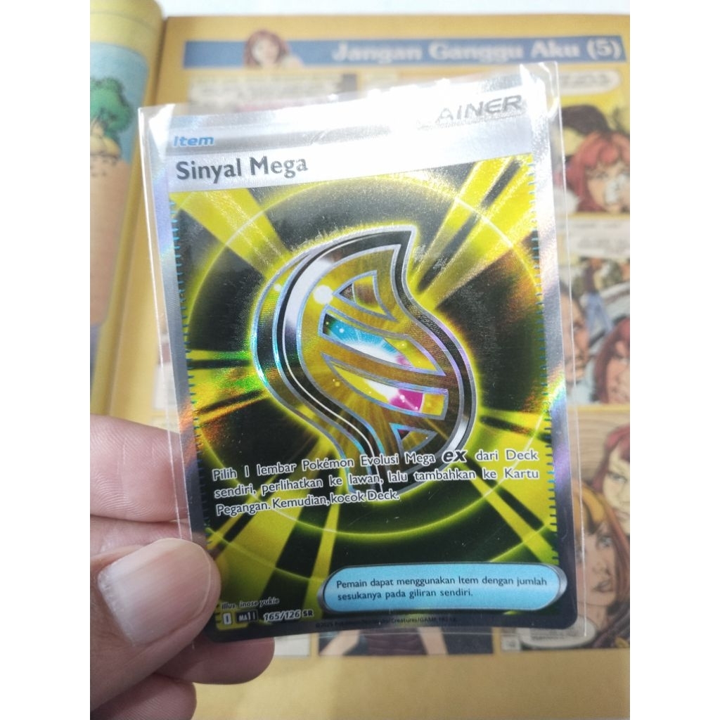 kartu pokemon mega evolusi sinyal mega sr