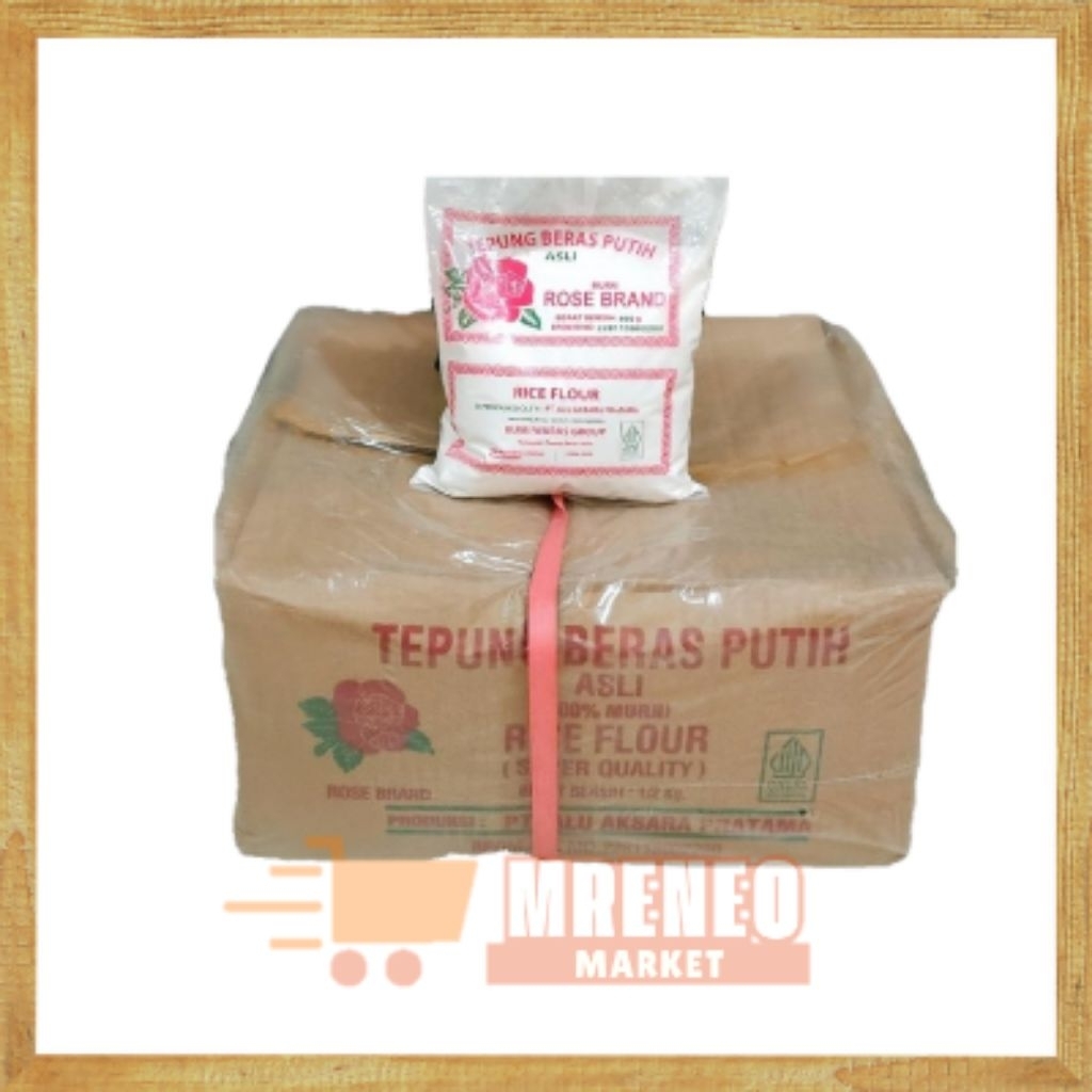 Tepung Beras Rose Brand [1 Dus] 20 Pcs