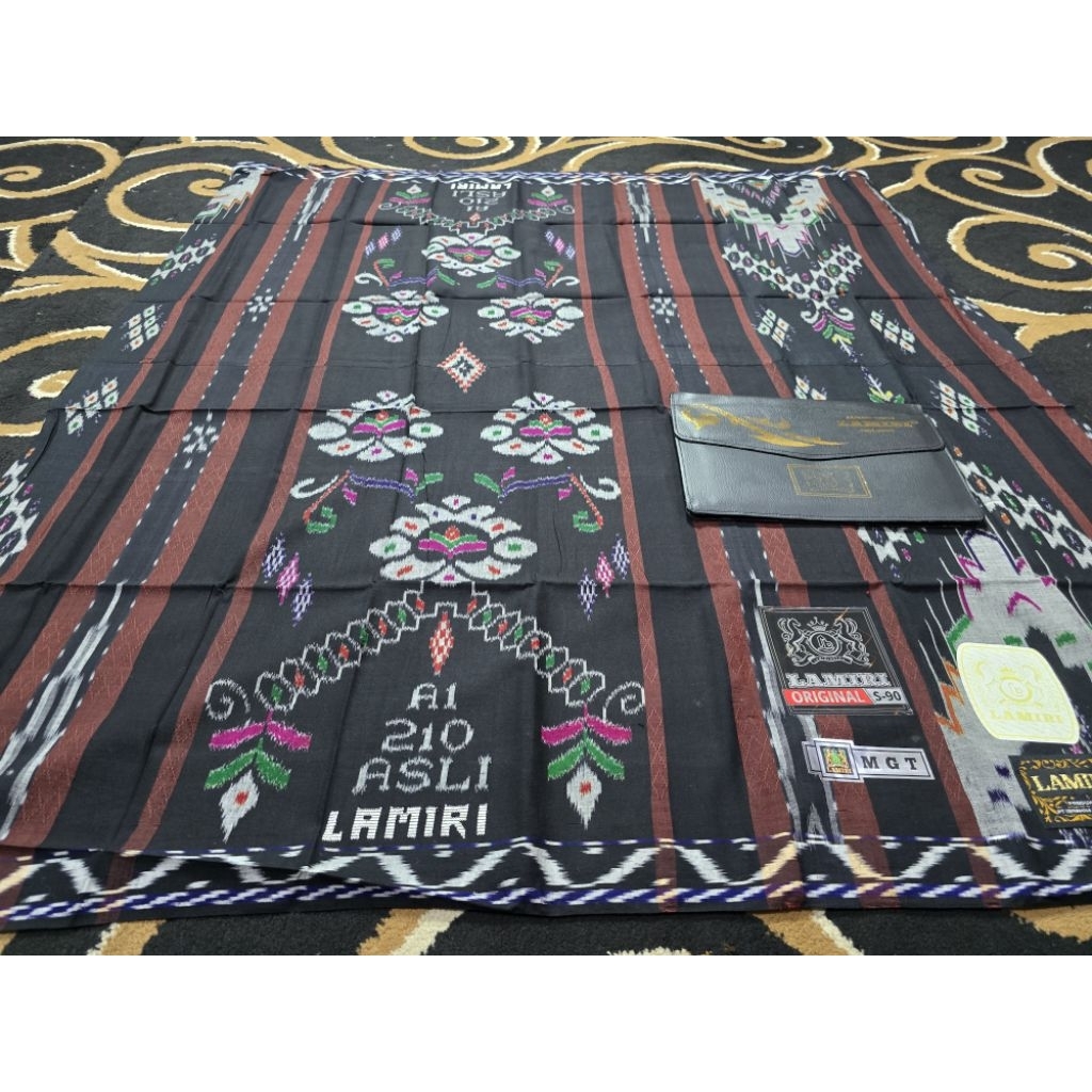 [RAMADHAN BIG SALE] SARUNG LAMIRI SONGKET MGT S90 LIRIS SUTRA A1 210 ASLI COD TERMURAH