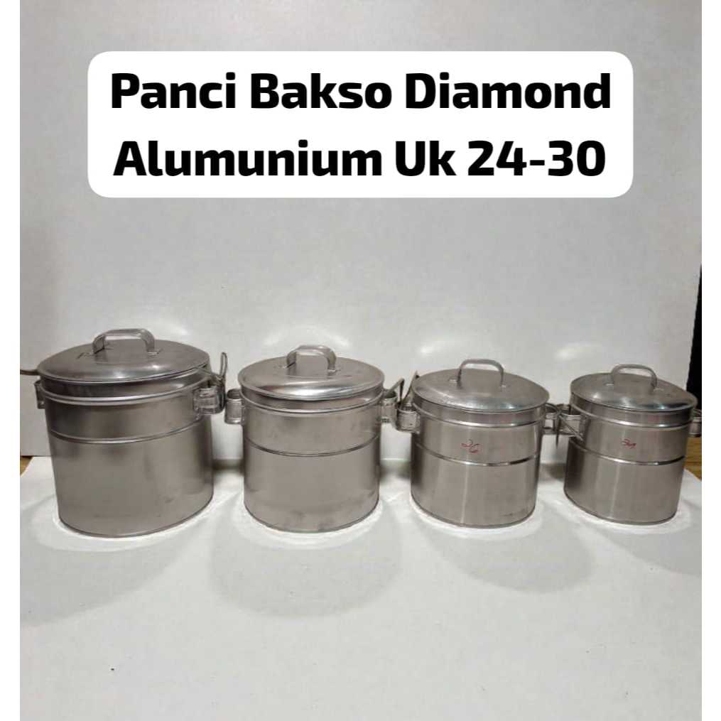 DIAMOND Panci Dandang Bakso Alumunium