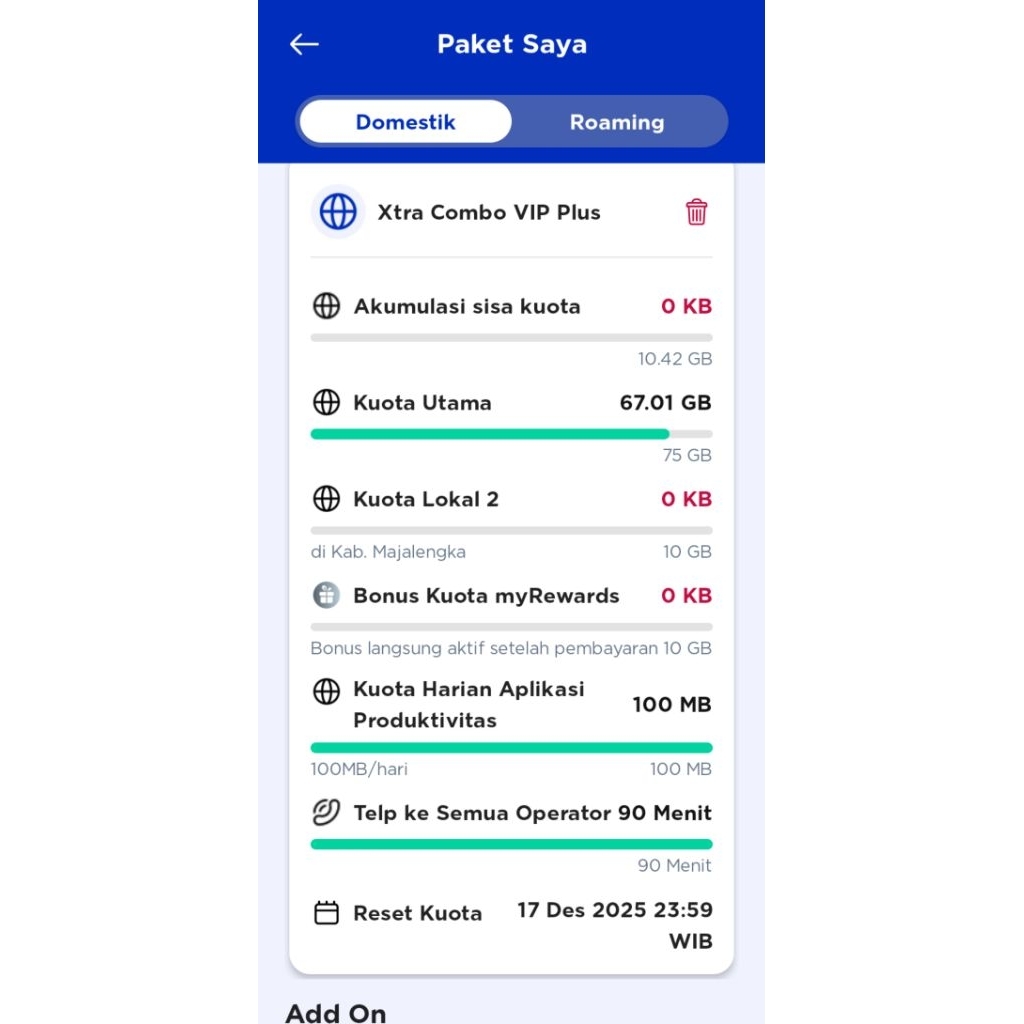 XL COMBO VIP PLUS 75GB DISC 70%