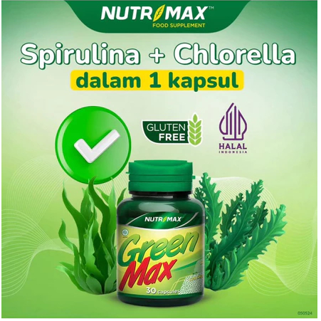 Nutrimax Green Max Superfood Spirulina Chlorella