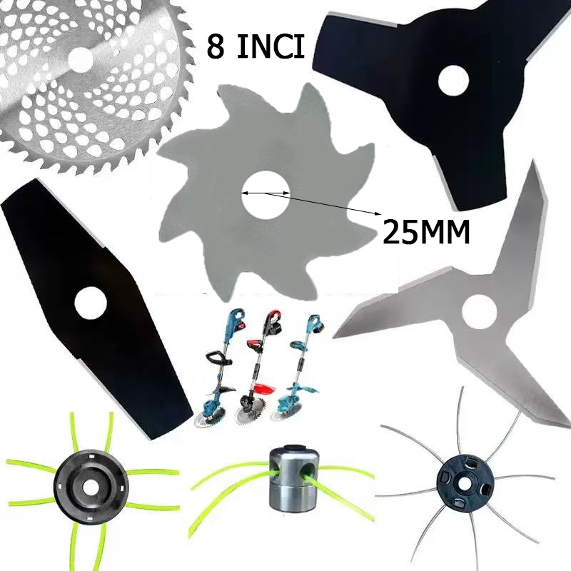 Tali Mesin potong rumput  Nylon untuk pembuat rumput tali nilon ,MATA PISAU MESIN POTONG RUMPUT,BATE
