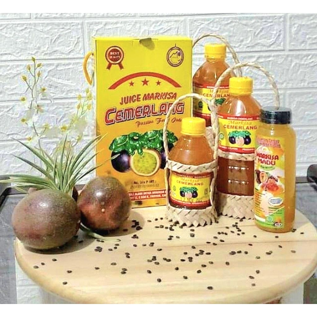 Markisa Cemerlang Juice Sirup ASLI Makassar