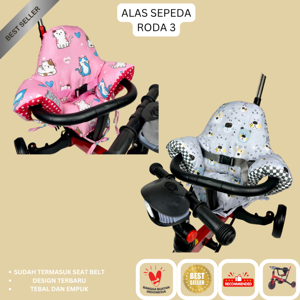 alas duduk bayi dan anak sepeda roda tiga segala merk (universal),exotic,pacific,etc(ALAS ONLY)