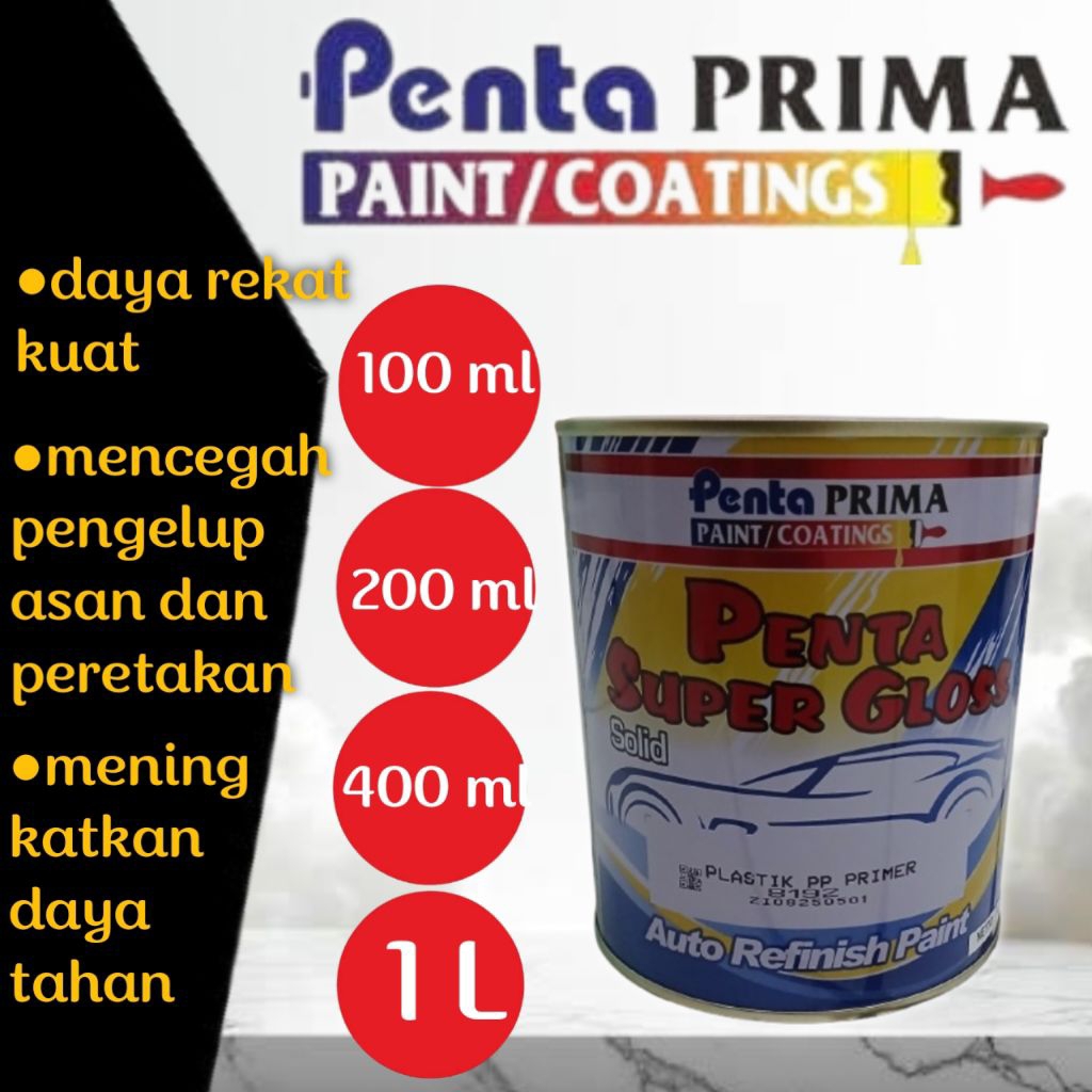 Plastik primer/cat dasar/cat plastik/penta super gloss