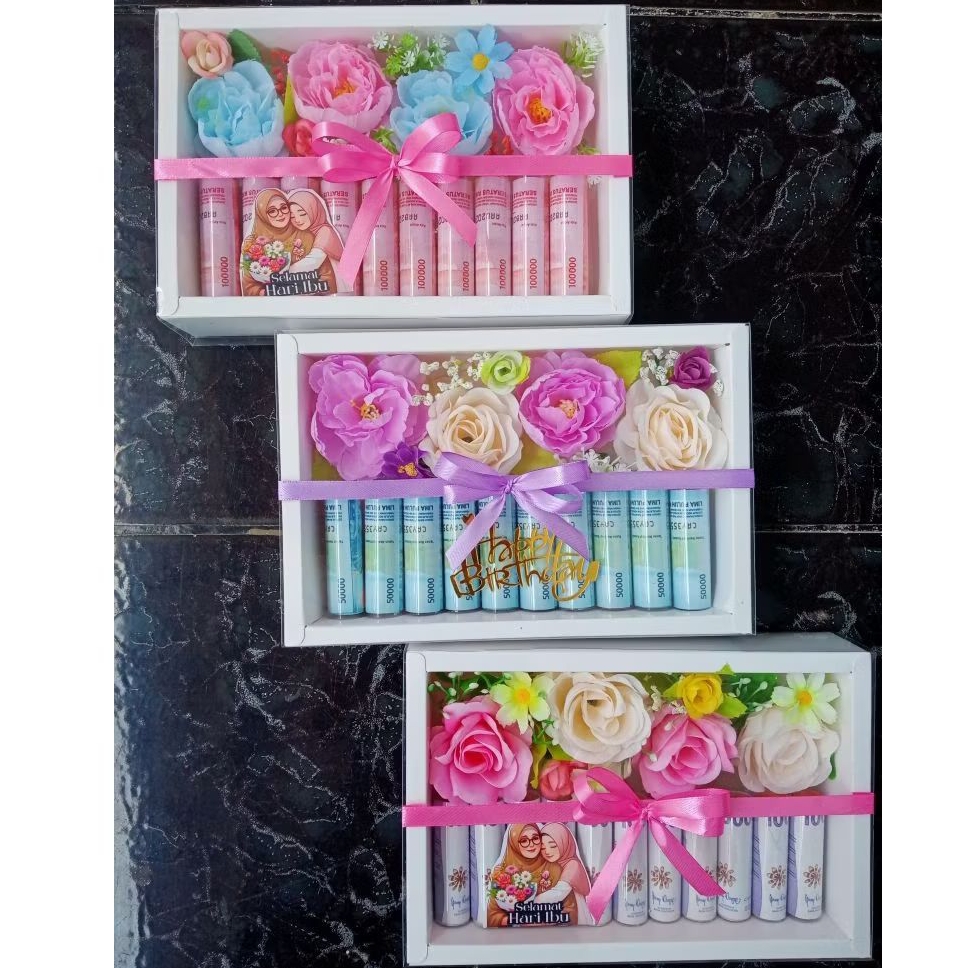 Gift box uang gift box hari ibu hampers hari ibu hampers hari guru Buket uang buket hari ibu buket u